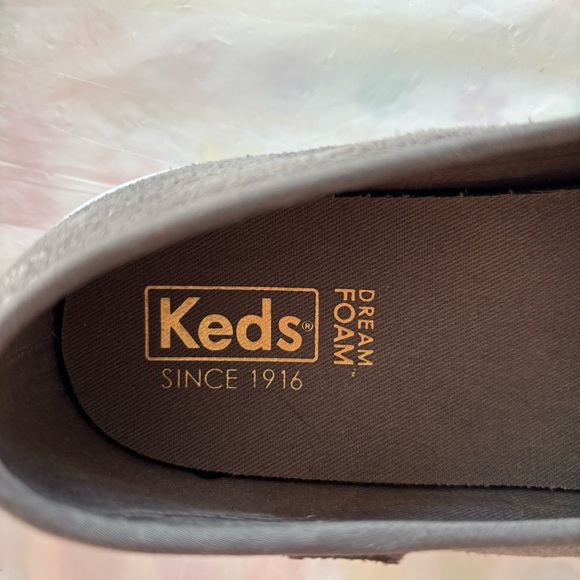 Keds sneakers double decker Gray Slip-On Shoes SZ 9 Worn 1X Indoors - Picture 10 of 14